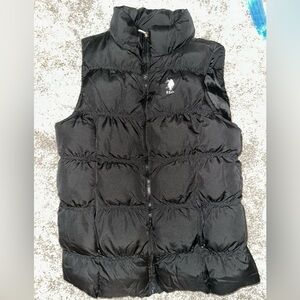 U.S. Polo ASSN. Black Puffer Vest